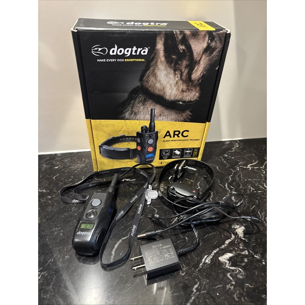 Dogtra ARC Handsfree Remote Dog Training Collar w/ Box, Charger & Receiver